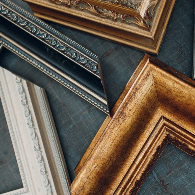 Détail de l'atelier Nasirian Gallery & Framing